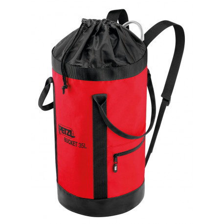 BUCKET 45L. SACO DE LONA IMPERMEABLE ROJO