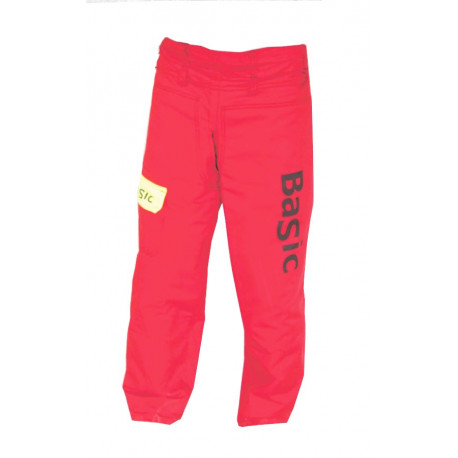 PANTALON FORESTAL PRIOR BASIC 180ª ROJO L 46-48 8 CAPAS EN381-5