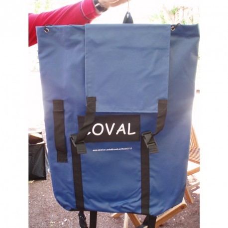 M66 MOCHILA TRANSPORTE BASIC 66L. COVAL AZUL 750G.