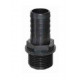 RACOR PORTAMANGUERA RECTO ROSCA MACHO 3/4''Ø25MM