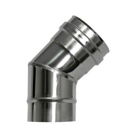 CODO 45º ACERO INOX ESTUFAS PELLET